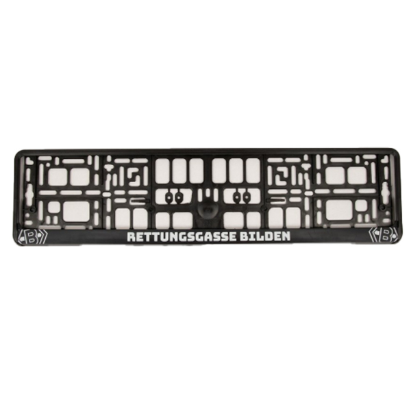 Gladbach Nummernschildhalterung Rettungsgasse bilden