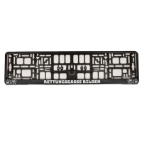 Gladbach Nummernschildhalterung Rettungsgasse bilden