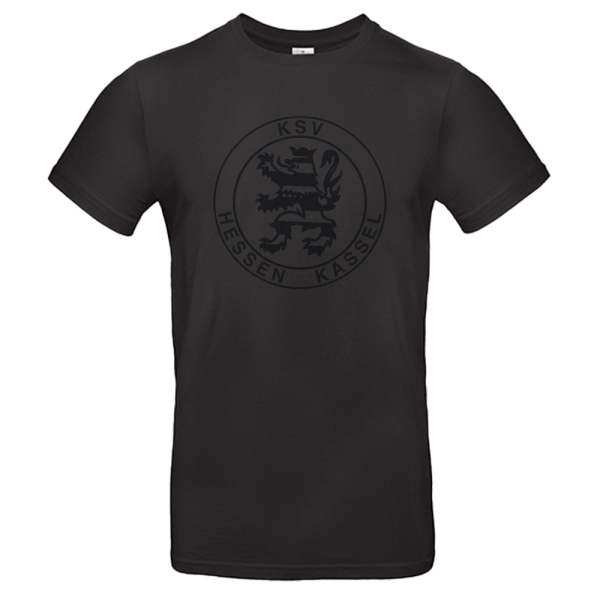 KSV T-Shirt black in black Logo