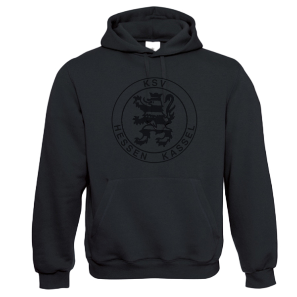 KSV Hoodie black in black Logo