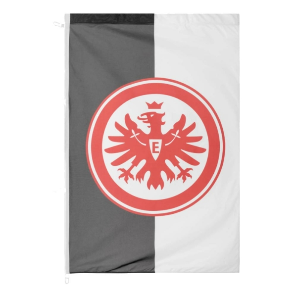 Eintracht Frankfurt Hissfahne schwarz/weiß 100 x 150 cm